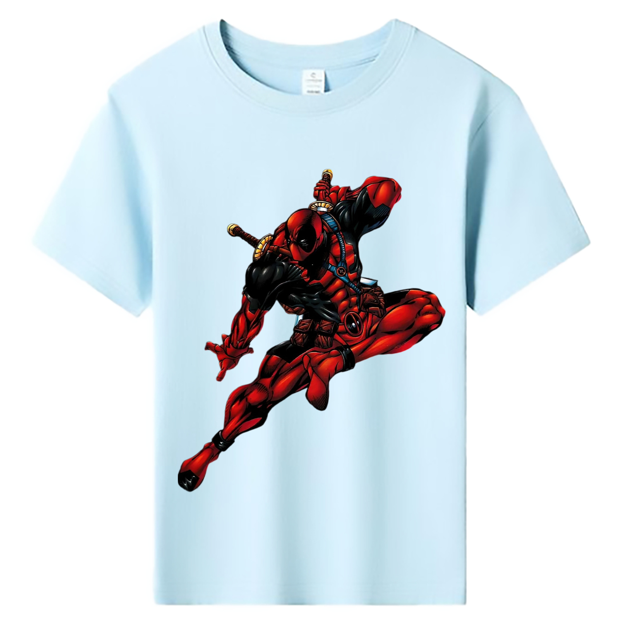 （画像用） Deadpool デッドプール 綿100％キッズTシャツ（フロントプリント）